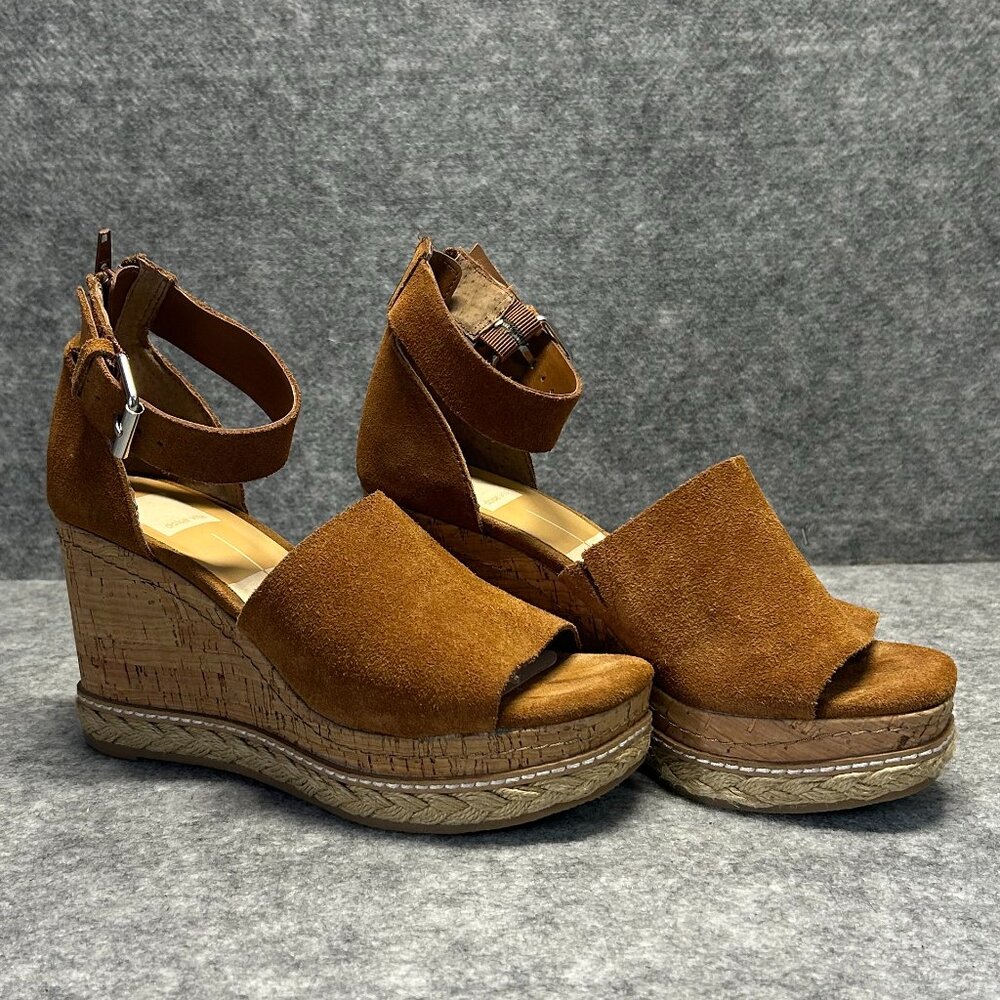 Doice Vita Sallie Espadrille Wedge Sandle Womens Size 7.5